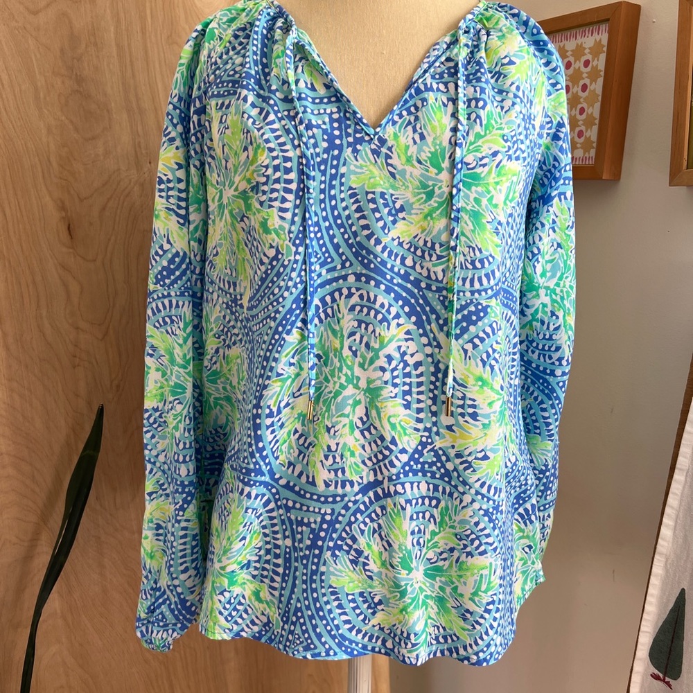 Lilly Pulitzer Willa Top sz XS - Picture 5 of 9